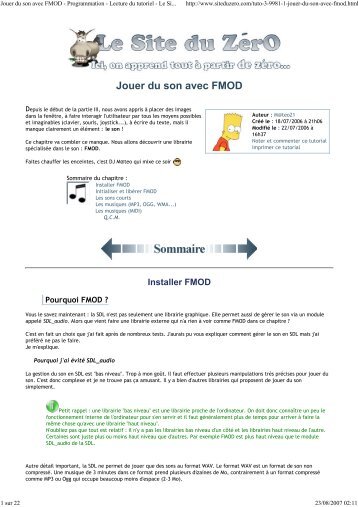 TÉLÉCHARGER FMOD POUR SDL